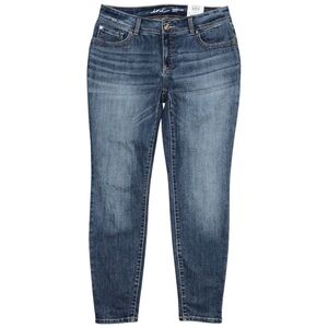 NWT INC International Concepts Curvy Skinny Jeans Size 10 Mid Rise Tummy Control